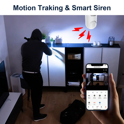 Monitor Dog Camera Motion Detection Pet Camera Baby w/Night Vision, 2.5K Indoor Camera, 360° Pan/Tilt WiFi Security Camera for Home, 2-Way Audio, 24/7 Cloud & SD Card Storage